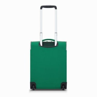 Roncato Lite Plus 25 л облегченный чемодан для ручной клади на 2-х колесах тканевый зеленый