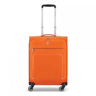 Roncato Lite Plus 42 л облегченный чемодан для ручной клади на 4-х колесах из нейлона оранжевый