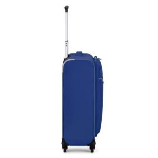 Roncato Lite Plus 42 л облегченный чемодан для ручной клади на 4-х колесах из нейлона синий