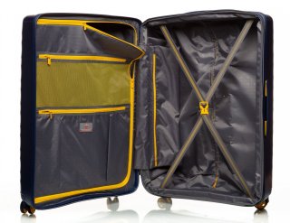 Roncato Stellar 103/117 л чемодан пластиковый из поликарбоната синий