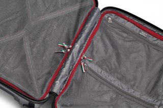 Ручная кладь элитный чемодан 41 л Roncato UNO ZIP Deluxe, черный