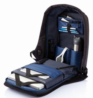 Рюкзак Bobby anti-theft backpack 15.6 дюйма Черный