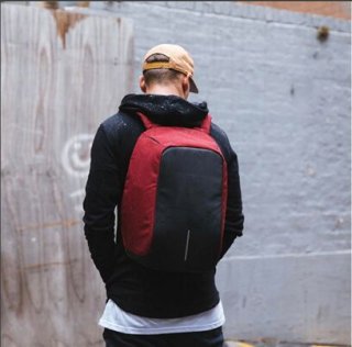 Рюкзак Bobby anti-theft backpack 15.6 дюйма Красный