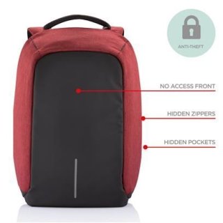 Рюкзак Bobby anti-theft backpack 15.6 дюйма Красный