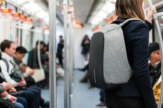 Рюкзак Bobby anti-theft backpack 15.6 дюйма Серый