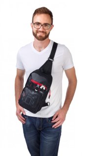 Рюкзак через плечо CROSS BAG Черный