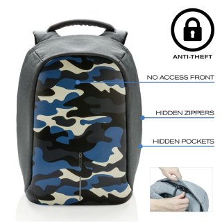 Рюкзак для города антивор XD Design Bobby Zebra Синий