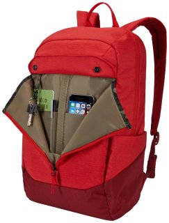Рюкзак для міста Thule Lithos на 20 л та відділенням під ноутбук Червоний Рюкзак для міста Thule Lithos на 20 л та відділенням під ноутбук Червоний