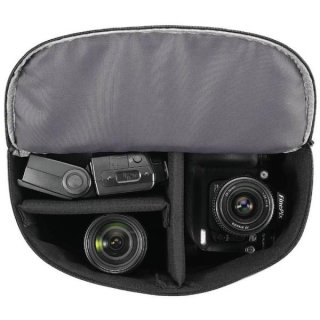 Рюкзак для ноутбука 15,6" и сумка для фотокамеры Sumdex, черный с серым