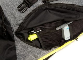 Рюкзак для ноутбука 17" Incase Halo Courier Backpack Heather Gray/Black/Yellow