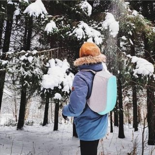 Рюкзак для ноутбука антивор XD Design Bobby Primrose Голубой