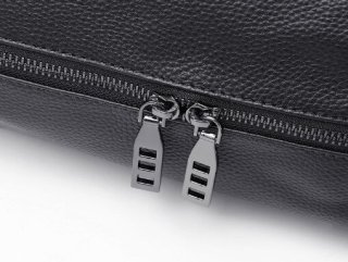 Рюкзак кожаный с отделом для ноутбука Tiding Bag Черный