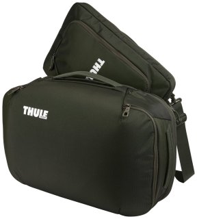 Рюкзак-наплічна сумка Thule Subterra Convertible Carry On 40 л з нейлону темно-зелена