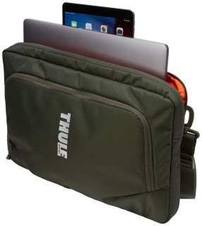 Рюкзак-наплічна сумка Thule Subterra Convertible Carry On 40 л з нейлону темно-зелена