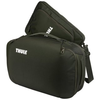 Рюкзак-наплічна сумка Thule Subterra Convertible Carry On 40 л з нейлону темно-зелена