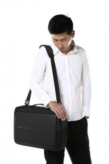 Рюкзак-портфель-сумка для ноутбука XD Design Bobby Bizz с защитой от краж Черный