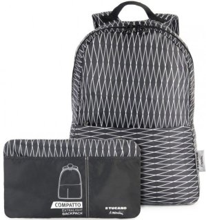 Рюкзак раскладной Tucano COMPATTO BACKPACK MENDINI (черный)