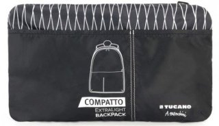 Рюкзак раскладной Tucano COMPATTO BACKPACK MENDINI (черный)