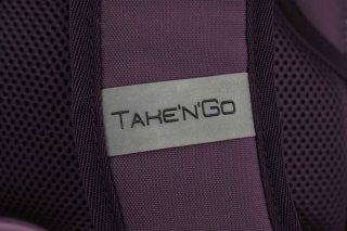 Рюкзак школьный с ортопедической спинкой 28 л KITE Take'n'Go-2, фиолетовый