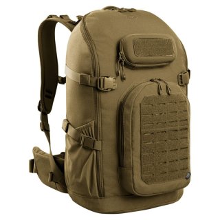 Рюкзак тактичний Highlander Stoirm Backpack на 40 л з водовідштовхувального матеріалу та відділенням під ноутбук Хакі