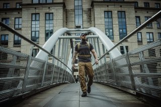 Рюкзак тактичний Highlander Stoirm Backpack на 40 л з водовідштовхувального матеріалу та відділенням під ноутбук Хакі