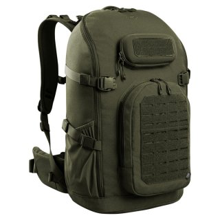 Рюкзак тактический Highlander Stoirm Backpack на 40 л с водоотталкивающего материала и отделением под ноутбук Оливковый