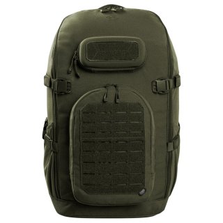 Рюкзак тактичний Highlander Stoirm Backpack на 40 л з водовідштовхувального матеріалу та відділенням під ноутбук Оливковий