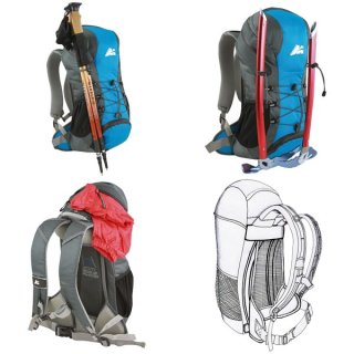 Рюкзак туристический Marsupio Alien 20 Grigio Azzurro