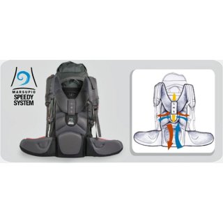 Рюкзак туристический Marsupio Big Walk 80 Nero Grigio