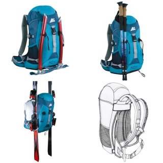 Рюкзак туристический Marsupio Kamet 30 Azzurro