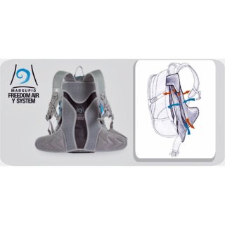 Рюкзак туристический Marsupio Trail 28 Grigio Azzurro