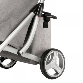 ShoppingCruiser 40 л сумка-візок з поліэстеру на 3-колесах сіра