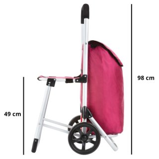 ShoppingCruiser Shop & Relax 40 Fuchsia 40 л сумка-візок з поліэстеру фуксія
