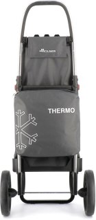 Складаня сумка-тележка Rolser I-Max Termo Zen 2LRSG на 43 л с нагрузкой до 40 кг Серая
