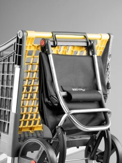 Складаня сумка-тележка Rolser I-Max Termo Zen 2LRSG на 43 л с нагрузкой до 40 кг Серая