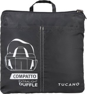 Складная дорожная сумка Tucano Eco Compatto на 50 л Черная