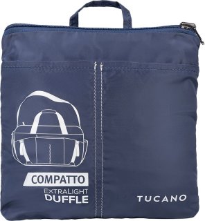 Складная дорожная сумка Tucano Eco Compatto на 50 л Синяя