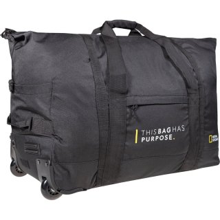 Складная сумка на колесах National Geographic Pathway 48 л Черный