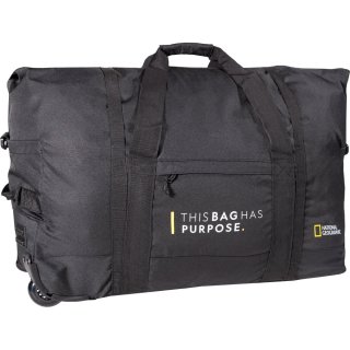 Складная сумка на колесах National Geographic Pathway 48 л Черный