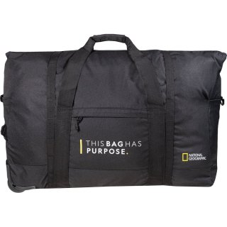 Складная сумка на колесах National Geographic Pathway 48 л Черный