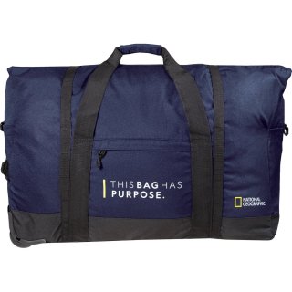 Складная сумка на колесах National Geographic Pathway 48 л Синий