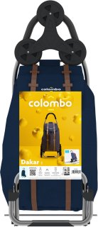 Складна сумка-візок Colombo Dakar на 6 колесах Синя