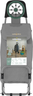 Складна сумка-візок Colombo Greenwich на двох колесах Зелена