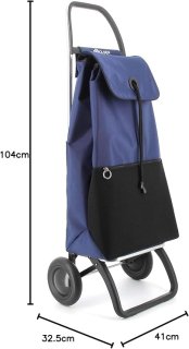 Складна сумка-візок Rolser I-Max Urban MF2 Klein – 43 л, 2,26 кг Синя