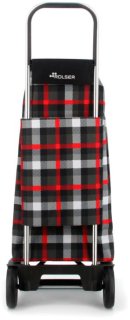 Складна сумка-візок Rolser Jet Scottish Joy Marengo – 40 л, 1,56 кг Червона