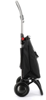 Складная сумка-тележка Rolser Mini Bag Plus MF на 21 л Черная