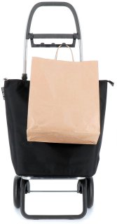 Складная сумка-тележка Rolser Mini Bag Plus MF на 21 л Синяя