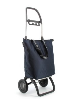 Складная сумка-тележка Rolser Mini Bag Plus MF на 21 л Синяя
