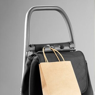 Складная сумка-тележка Rolser Mini Bag Plus MF на 21 л Синяя