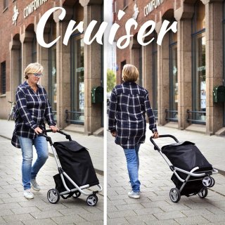 Складная сумка-тележка ShoppingCruiser 3 Wheels Зеленая